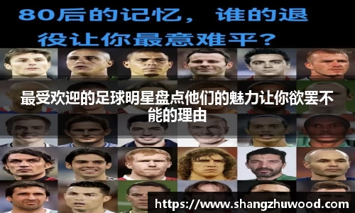 最受欢迎的足球明星盘点他们的魅力让你欲罢不能的理由